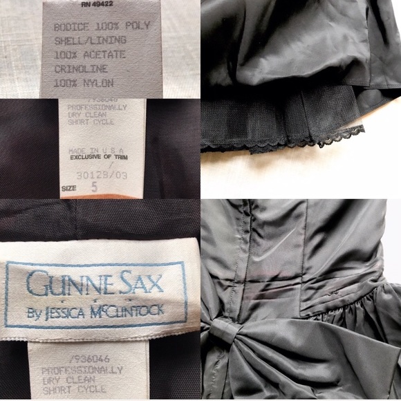 Vintage 80s Black sequined cocktail dress - Picture 8 of 8